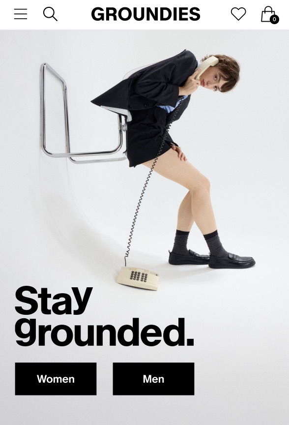 Groundies Stay Grounded Kampagnenmotiv