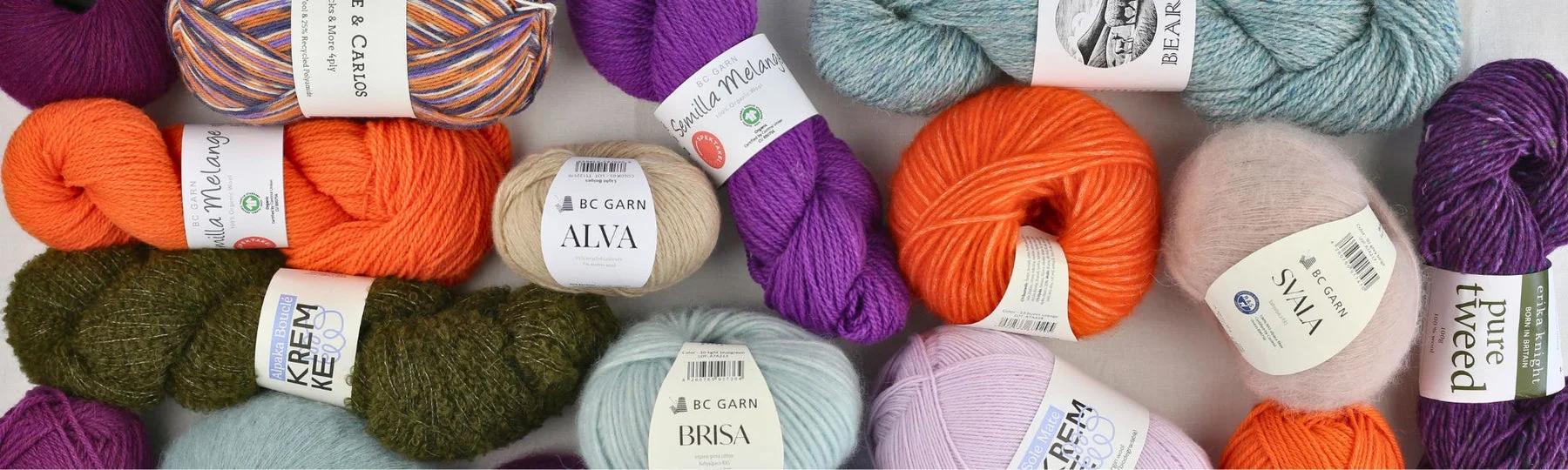 Soul Wool: farbige Wollknäuel aus dem Sortiment