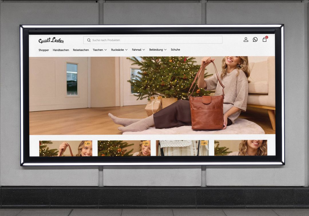 Gusti Leder: Shopware zu Shopify Plus Migration mit Gravur Konfigurator